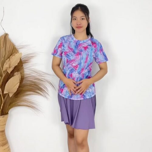 KADENS Rok Olahraga Wanita Double Inner / Rok Mini Belly Dance / Rok Mini Skirt Sport Jogging Renang Sepeda Lari Zumba Terbaru Kekinian / Rok Mini Olahraga Senam Gym Zumba Dancer Skirt Flare Rok Mini Korea Rok Skirt Korean - Image 1