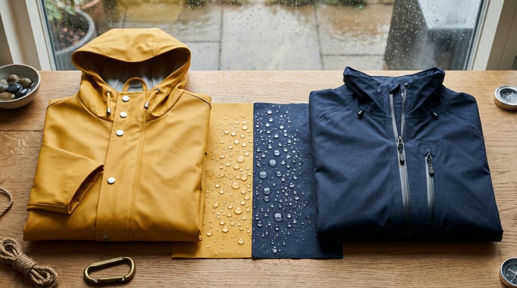 Kenapa Jas Hujan “Waterproof Breathable” Tetap Bikin Basah Kuyup: Panduan Memilih Bahan Jas Hujan